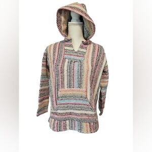 Baja Joe Pullover Rug Hoodie Women's Size Small